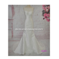 Women Sweetheart Backless Bridal Simple White satin mermaid wedding dresses for women gowns